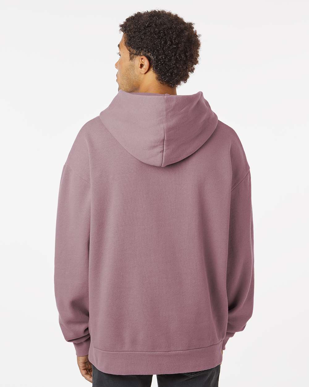 Unisex Avenue Hooded Sweatshirt - OnModelBack - B04276672 - Orchid