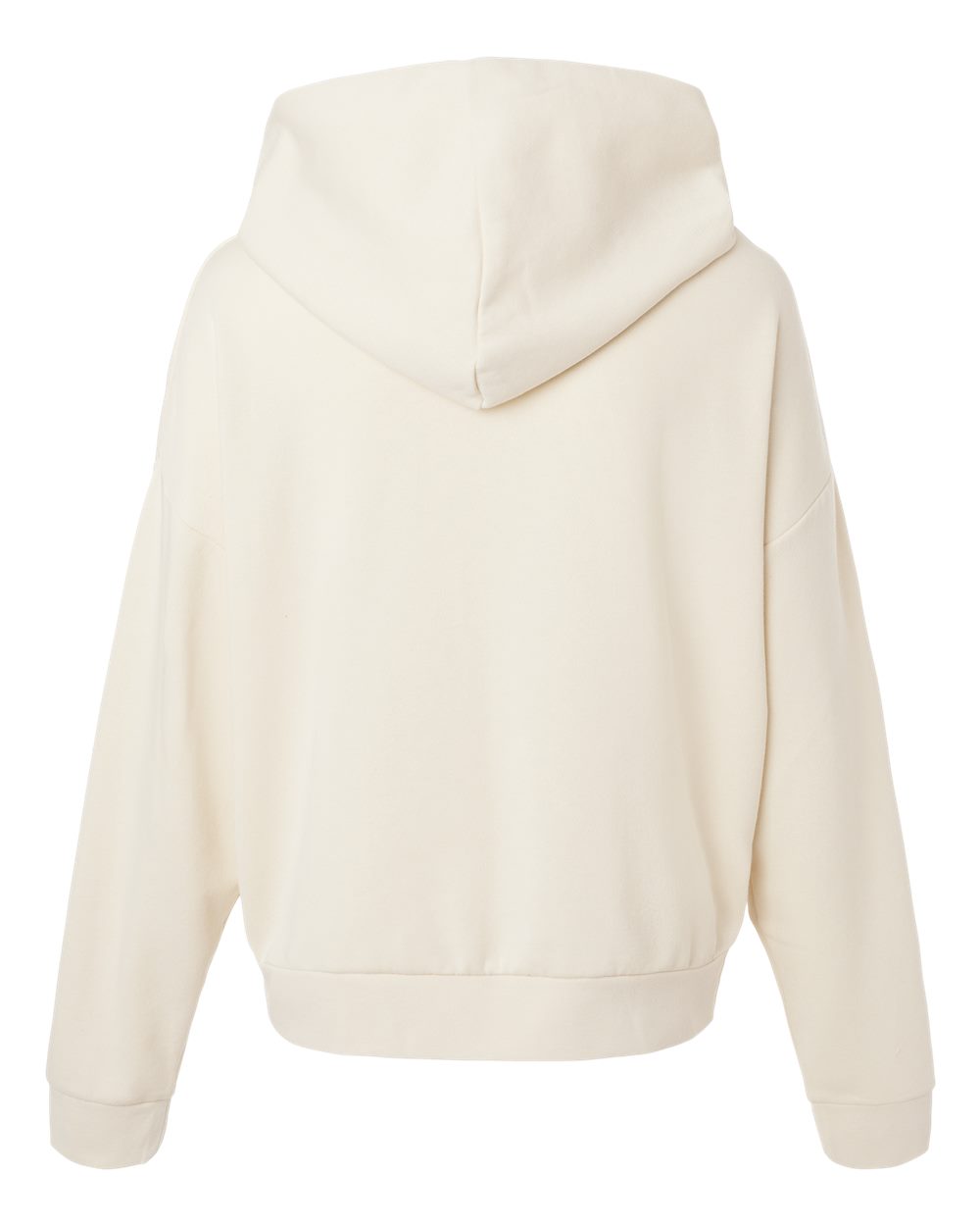 Women's California Wave Wash Sunday Hooded Sweatshirt - Back - B01076242 - Bone