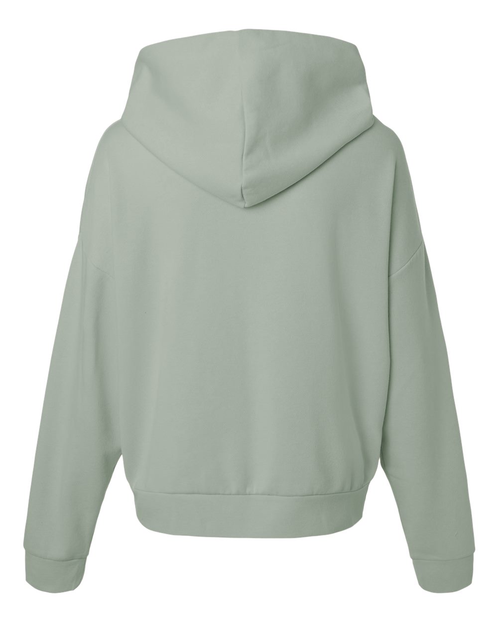 Women's California Wave Wash Sunday Hooded Sweatshirt - Back - B01076542 - Sage