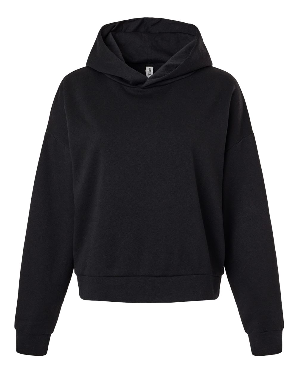 Women's California Wave Wash Sunday Hooded Sweatshirt - Front - B01076502 - Black