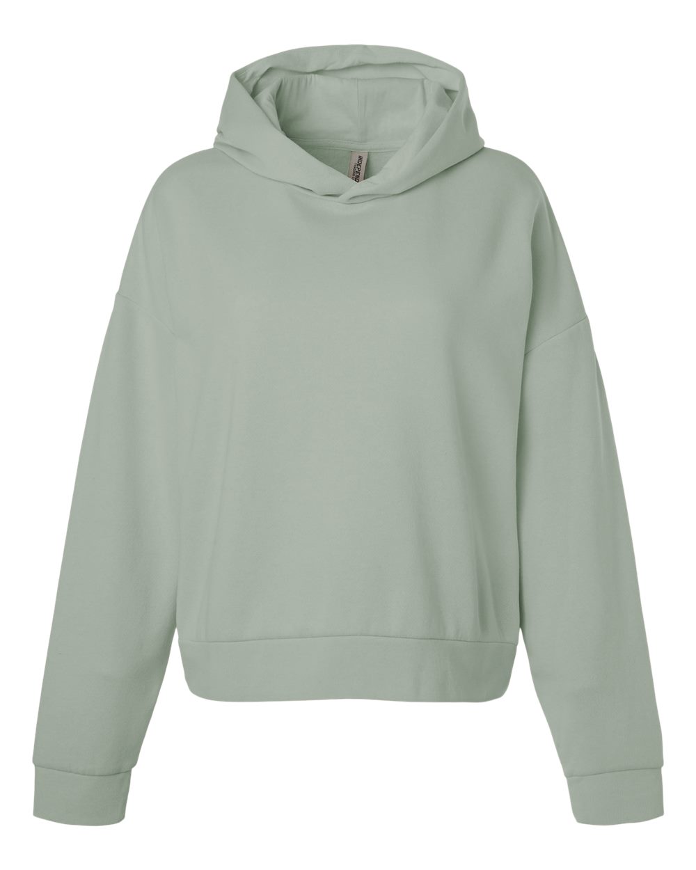 Women's California Wave Wash Sunday Hooded Sweatshirt - Front - B01076542 - Sage