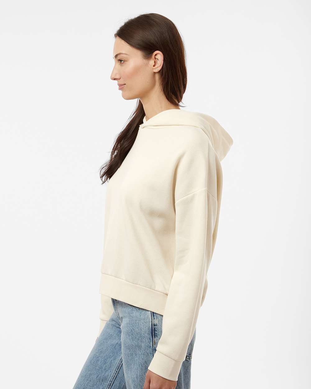 Women's California Wave Wash Sunday Hooded Sweatshirt - OnModelSide - B01076242 - Bone