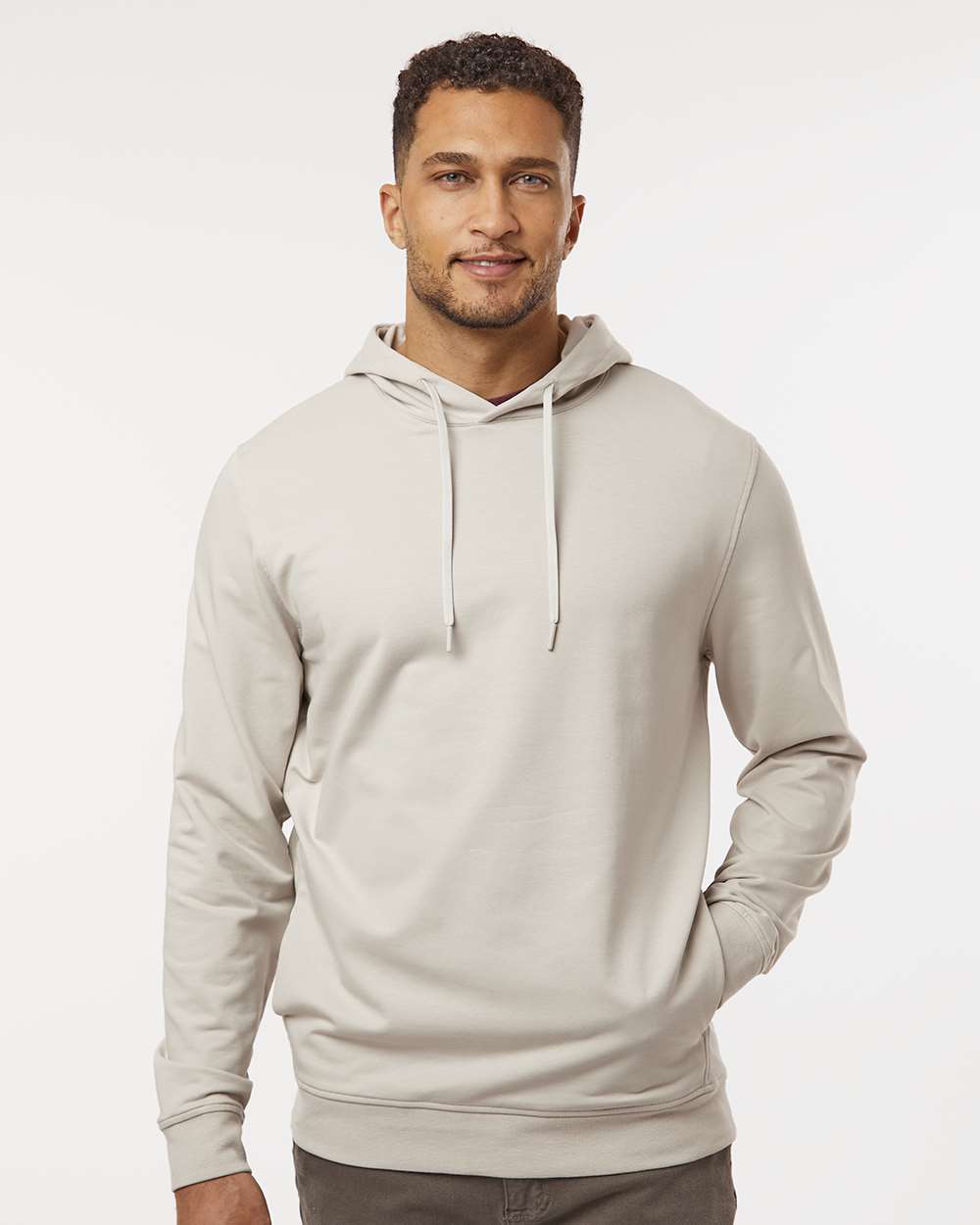 Unisex Perform Hooded Sweatshirt - OnModelFront - B00176592 - Smoke