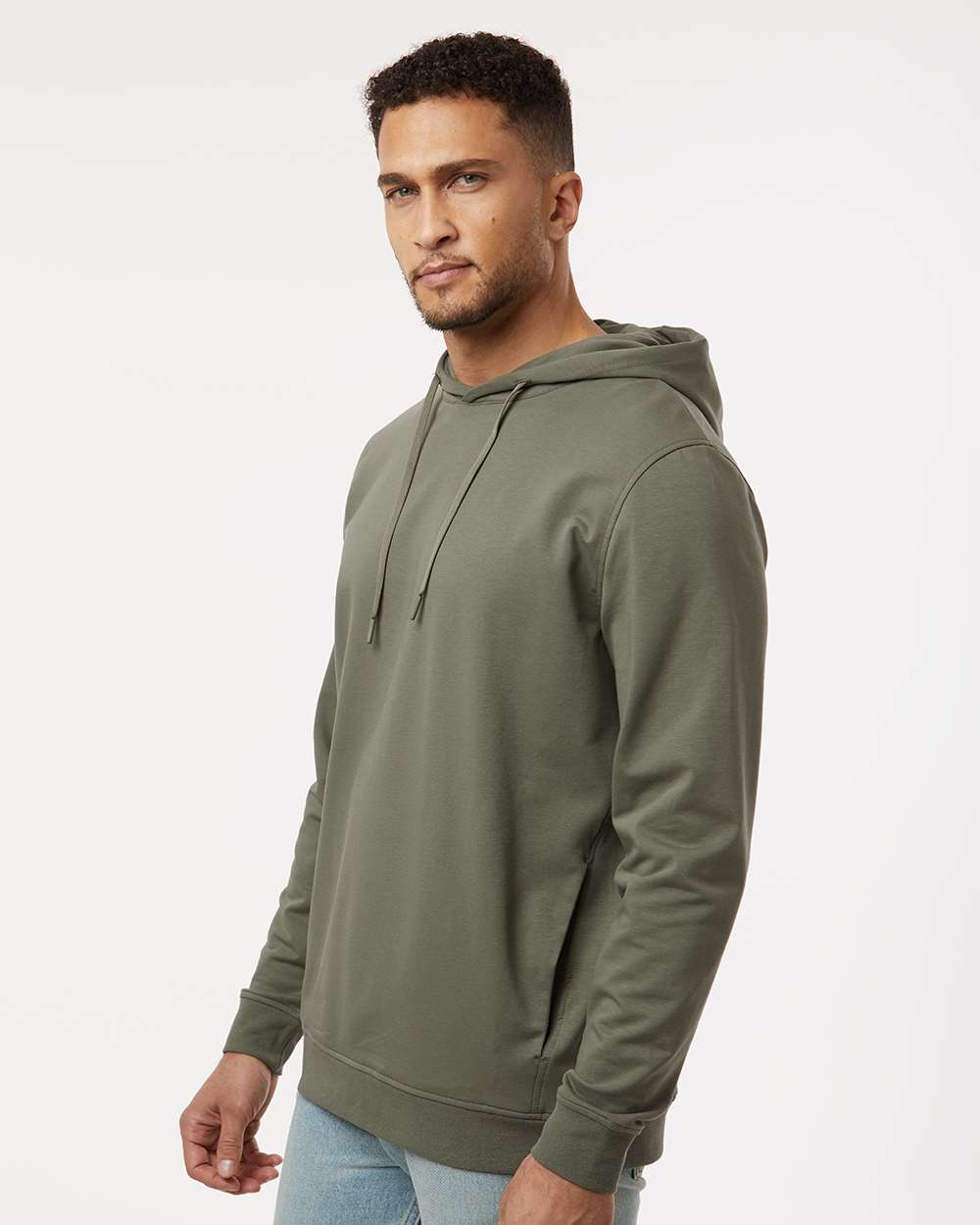 Unisex Perform Hooded Sweatshirt - OnModelSide - B00176542 - Pine