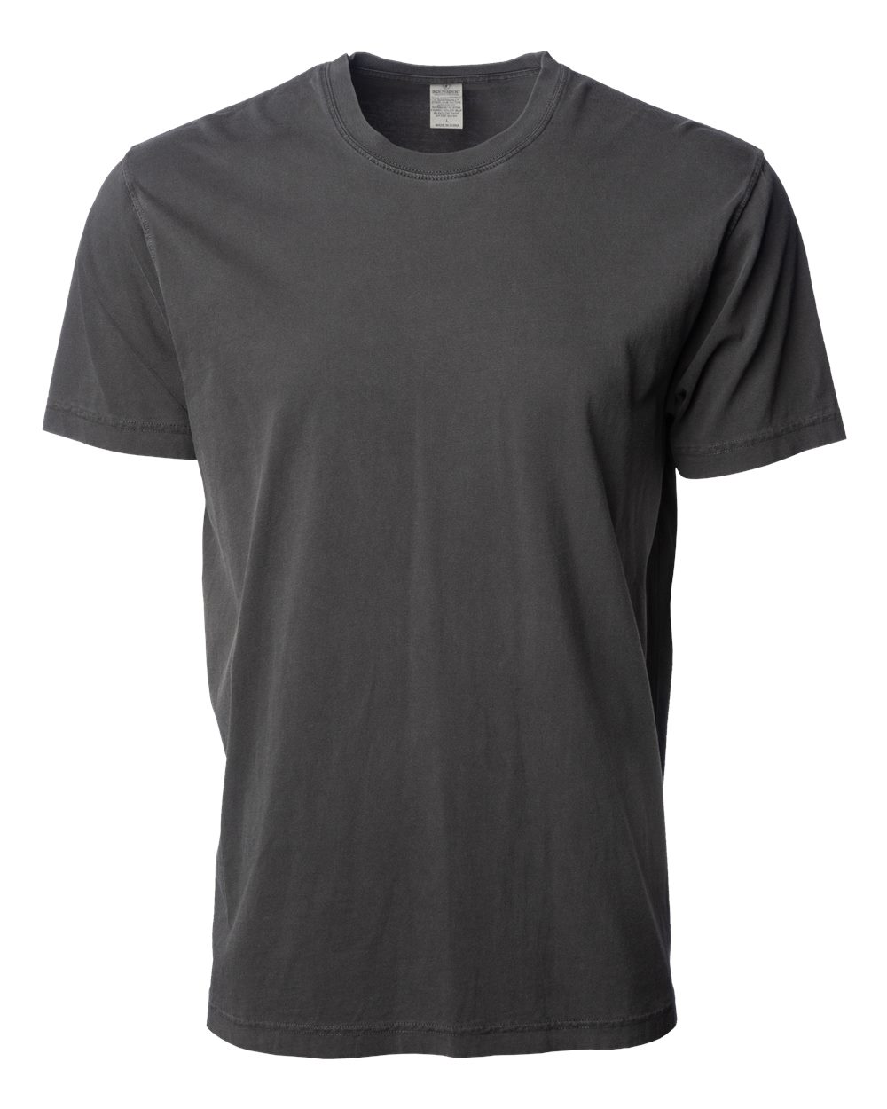 Unisex Premium Pigment-Dyed T-Shirt - Front - B00576102 - Pigment Black