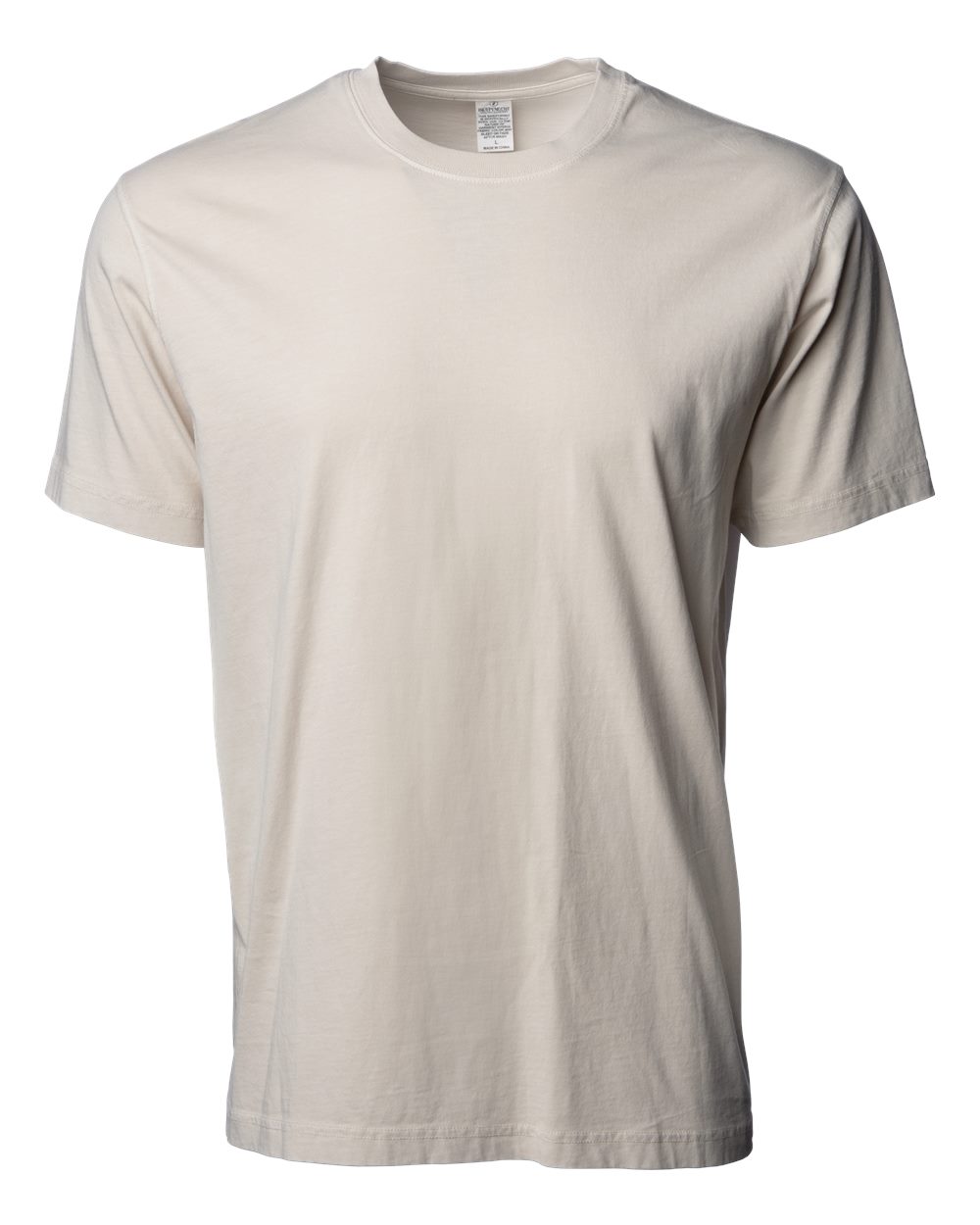 Unisex Premium Pigment-Dyed T-Shirt - Front - B00576112 - Pigment Ivory