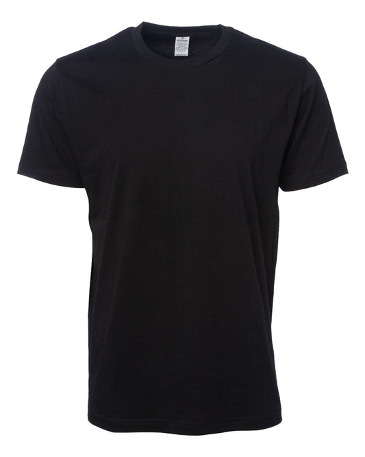 Unisex Premium Pigment-Dyed T-Shirt - Front - B00576502 - Black