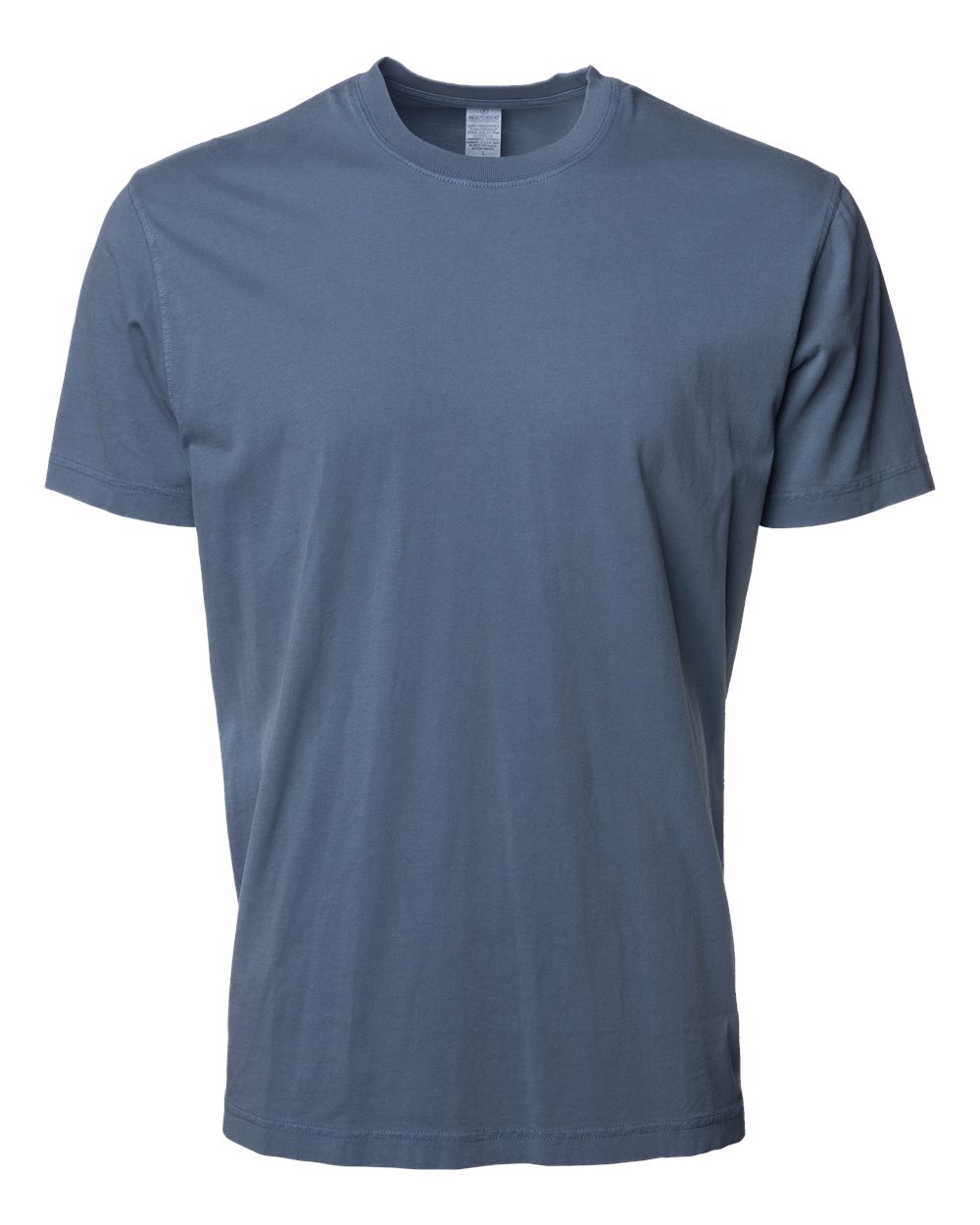 Unisex Premium Pigment-Dyed T-Shirt - Front - B00576652 - Pigment Slate Blue