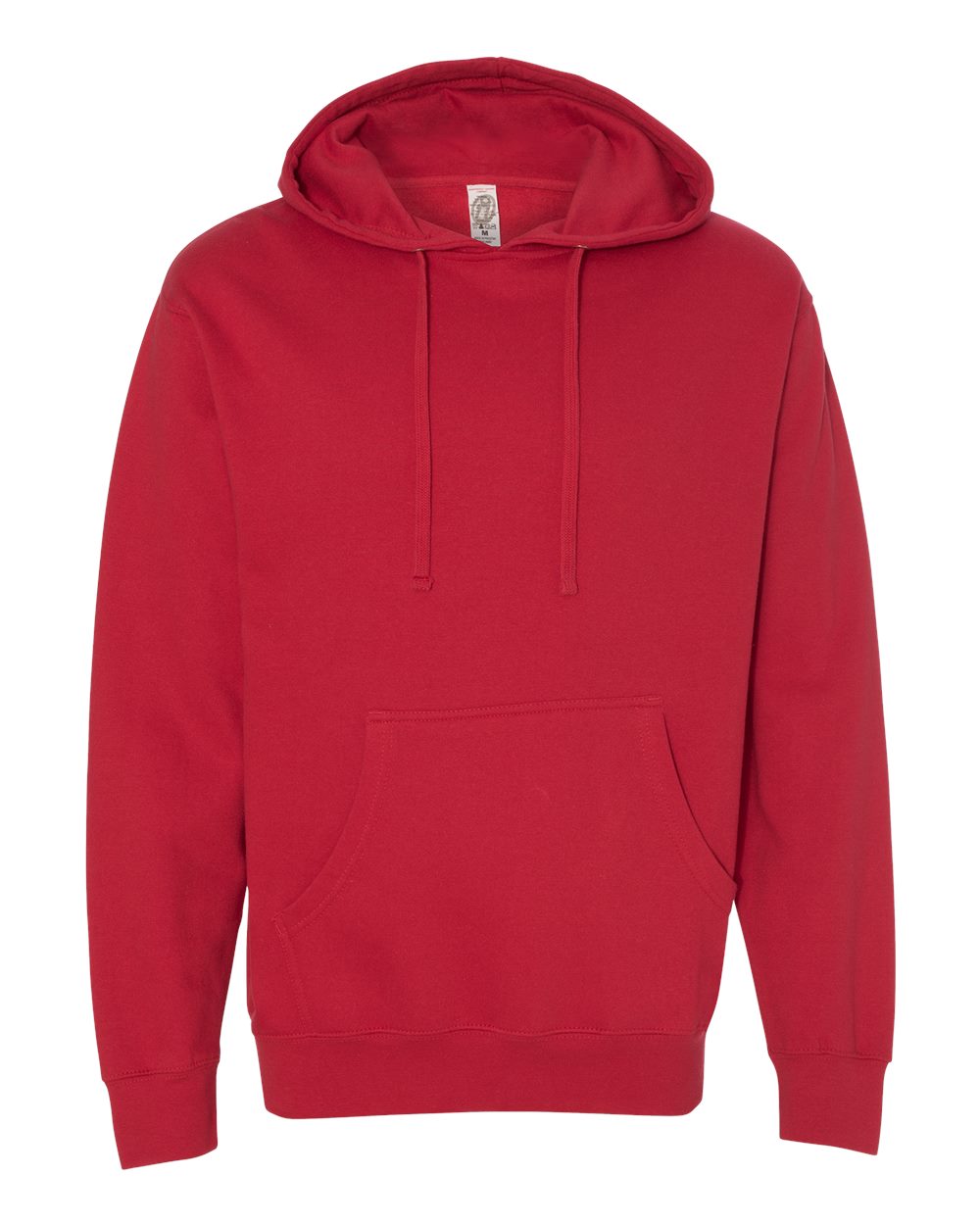 Unisex Midweight Hooded Sweatshirt - Front - B23676702 - Red