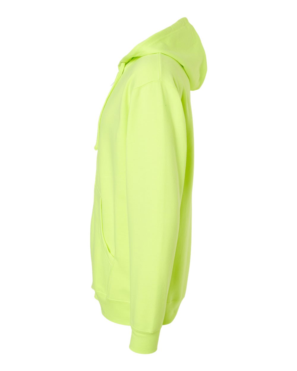 Unisex Midweight Full-Zip Hooded Sweatshirt - DirectSide - B20176172 - Safety Yellow