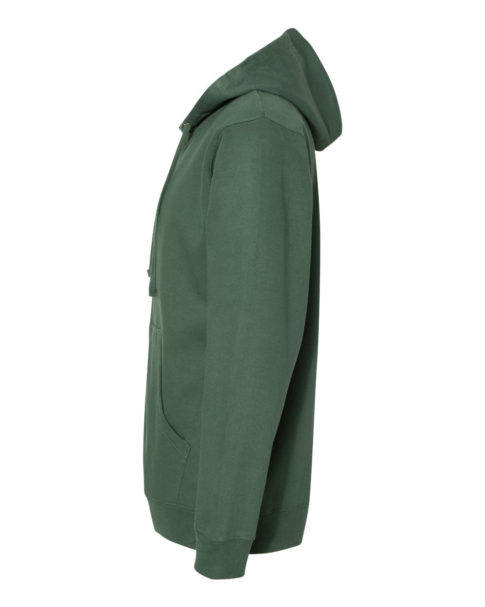 Unisex Midweight Full-Zip Hooded Sweatshirt - DirectSide - B20176232 - Alpine Green
