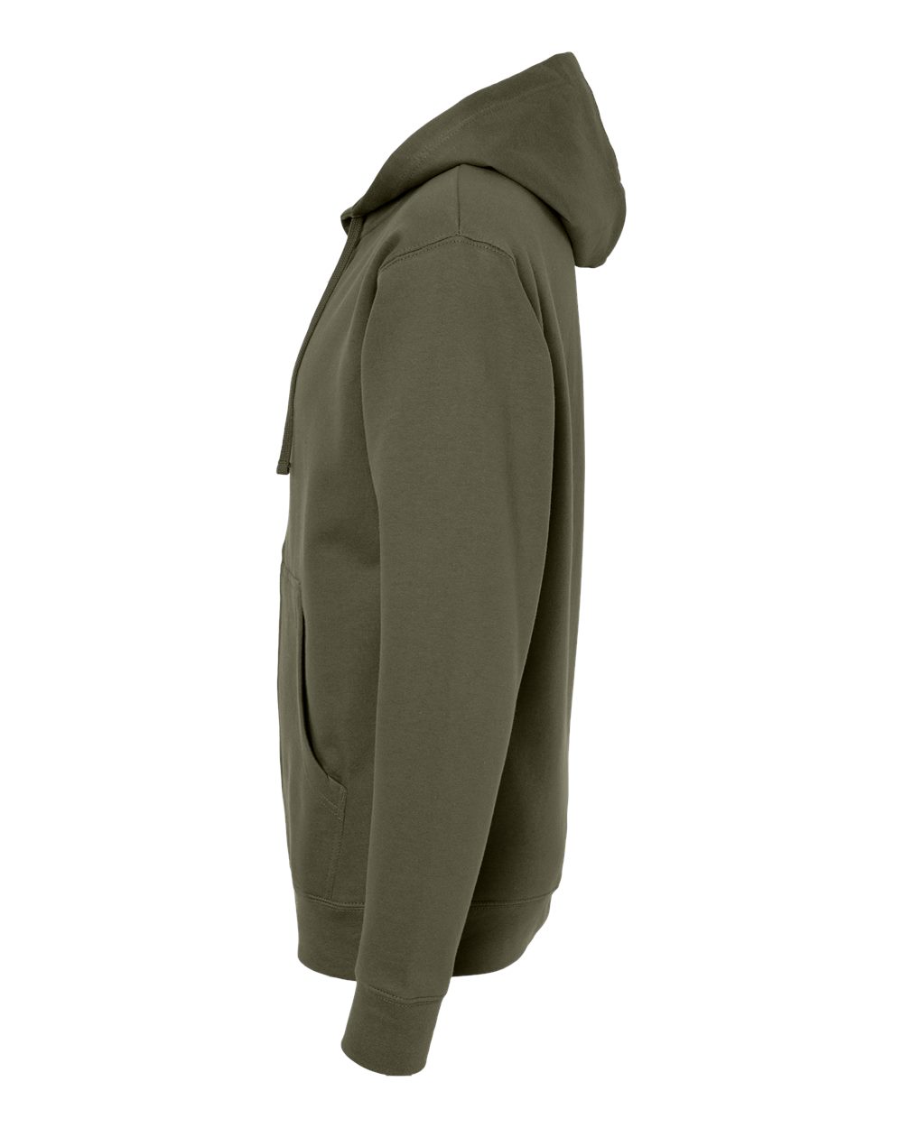Unisex Midweight Full-Zip Hooded Sweatshirt - DirectSide - B20176542 - Army