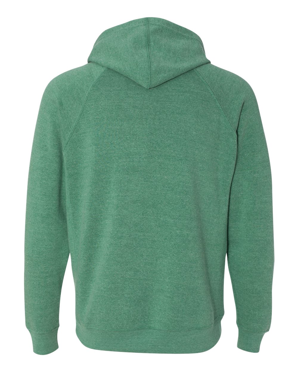 Unisex Special Blend Raglan Hooded Sweatshirt - Back - B83376052 - Sea Green