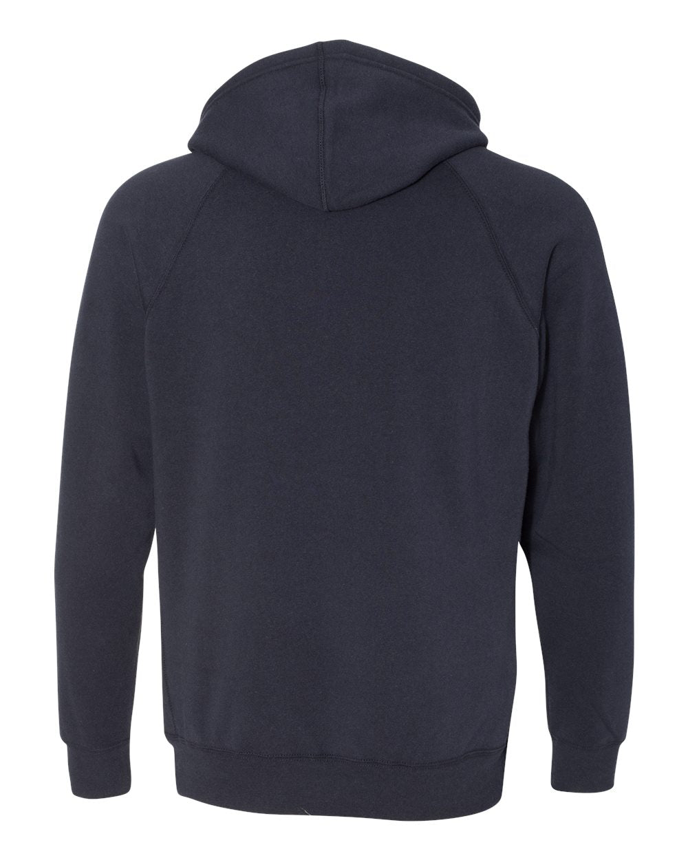 Unisex Special Blend Raglan Hooded Sweatshirt - Back - B83376652 - Classic Navy