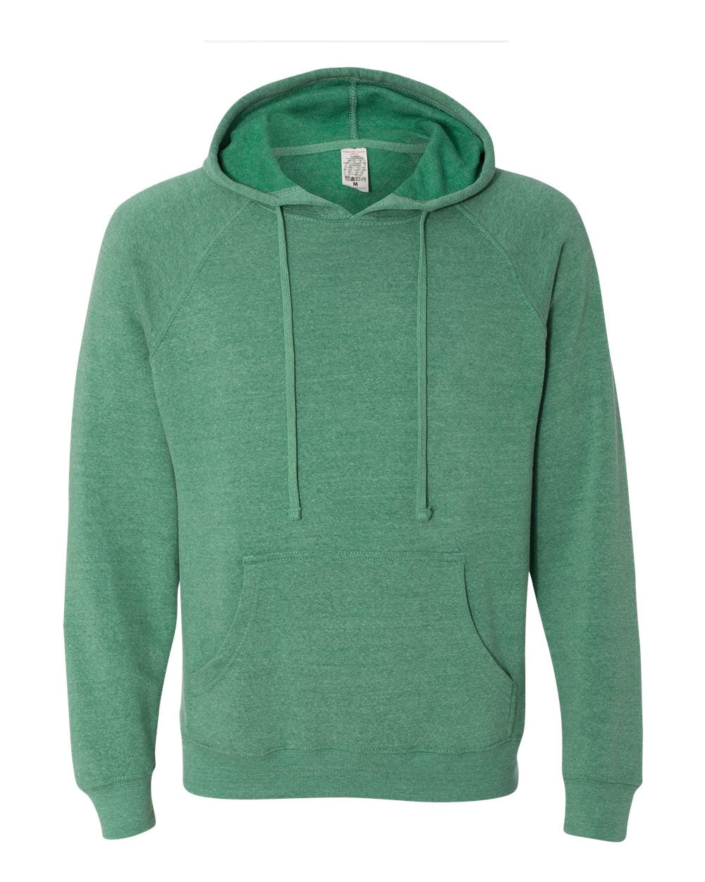 Unisex Special Blend Raglan Hooded Sweatshirt - Front - B83376052 - Sea Green