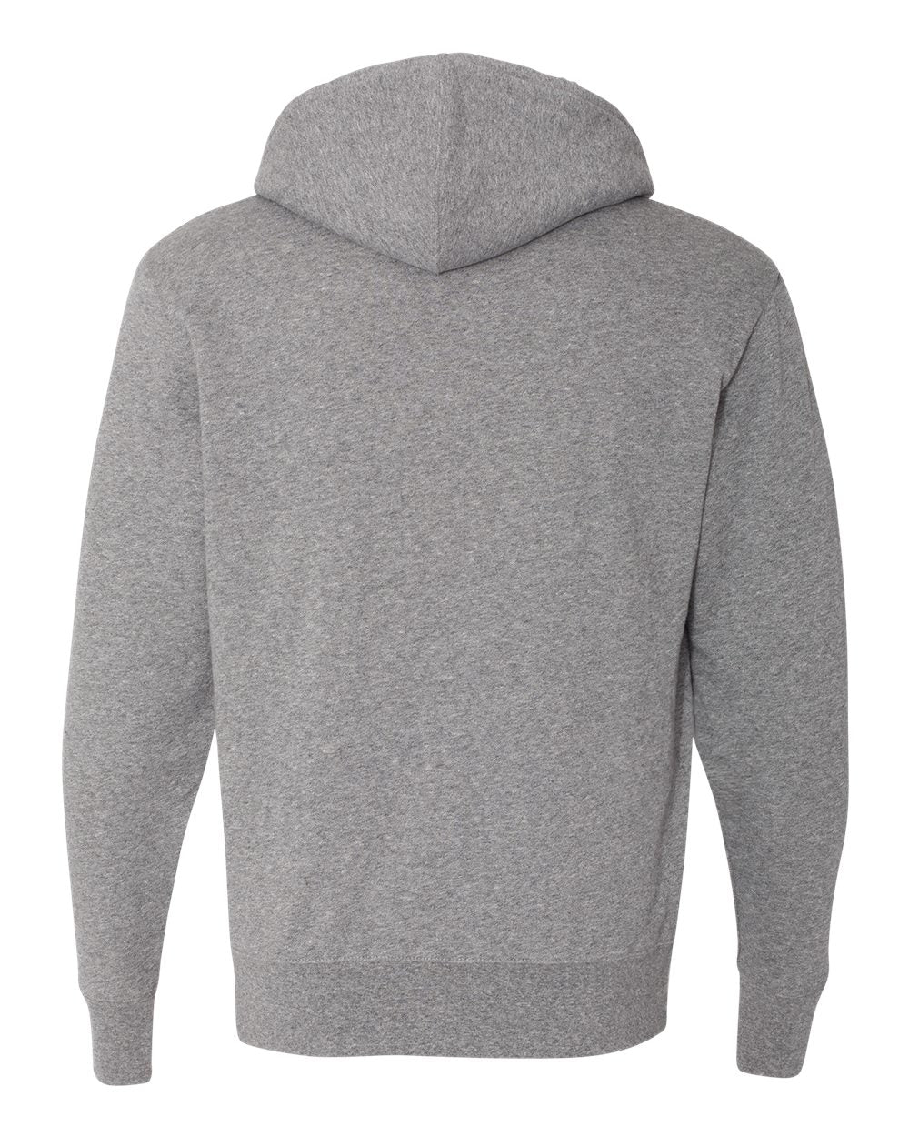 Unisex Sherpa-Lined Hooded Sweatshirt - Back - B81976902 - Salt & Pepper