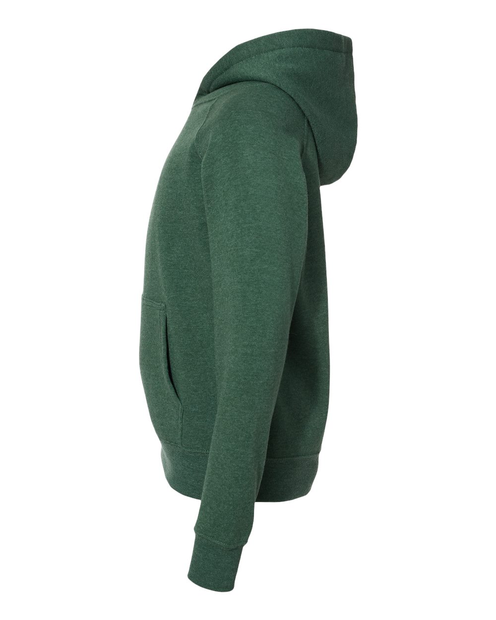 Youth Lightweight Special Blend Raglan Hooded Sweatshirt - DirectSide - B80076172 - Moss