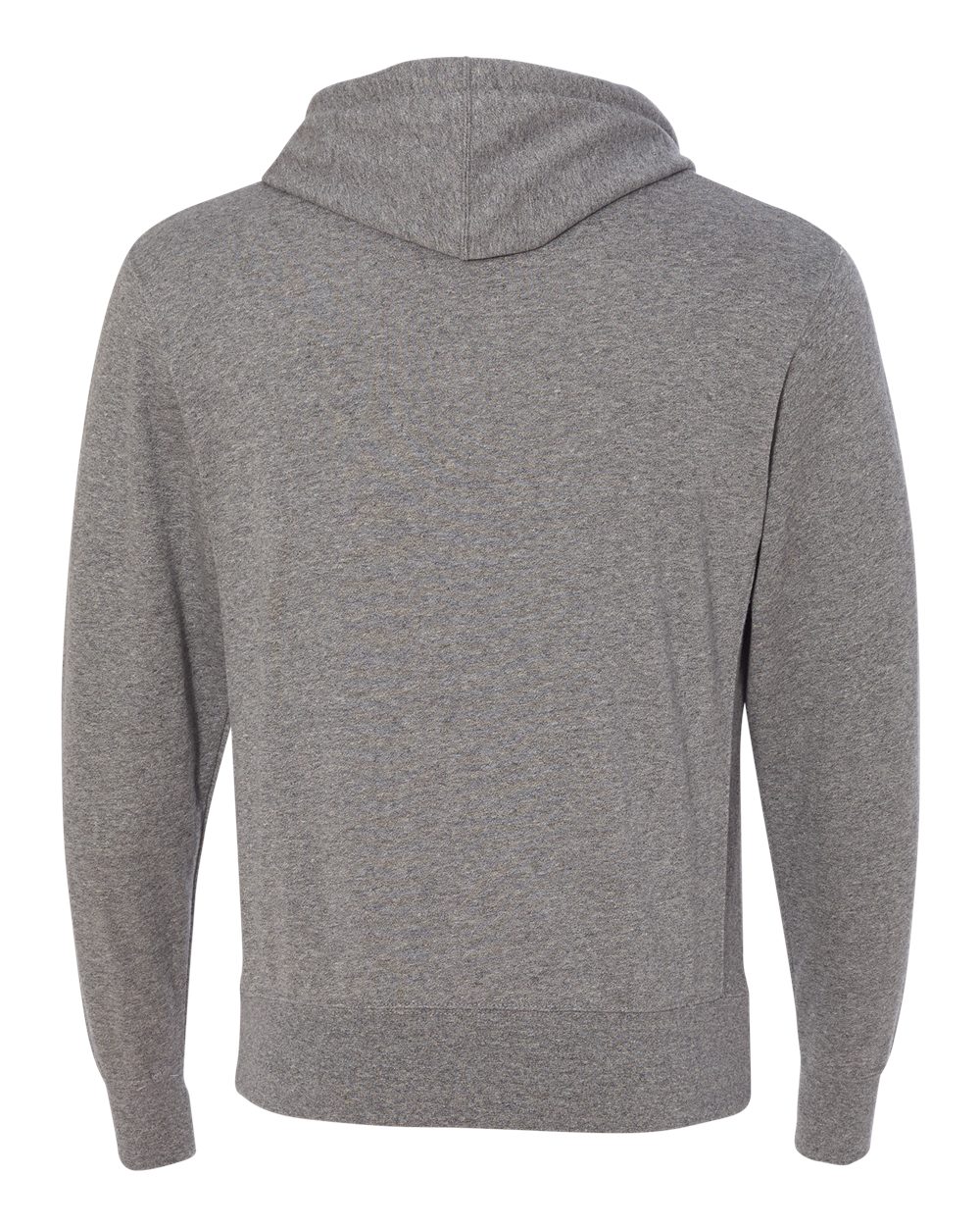 Unisex Midweight French Terry Hooded Sweatshirt - Back - B81576902 - Salt & Pepper
