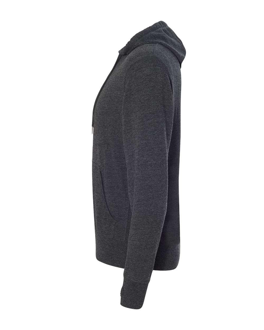 Unisex Midweight French Terry Hooded Sweatshirt - DirectSide - B81576092 - Charcoal Heather