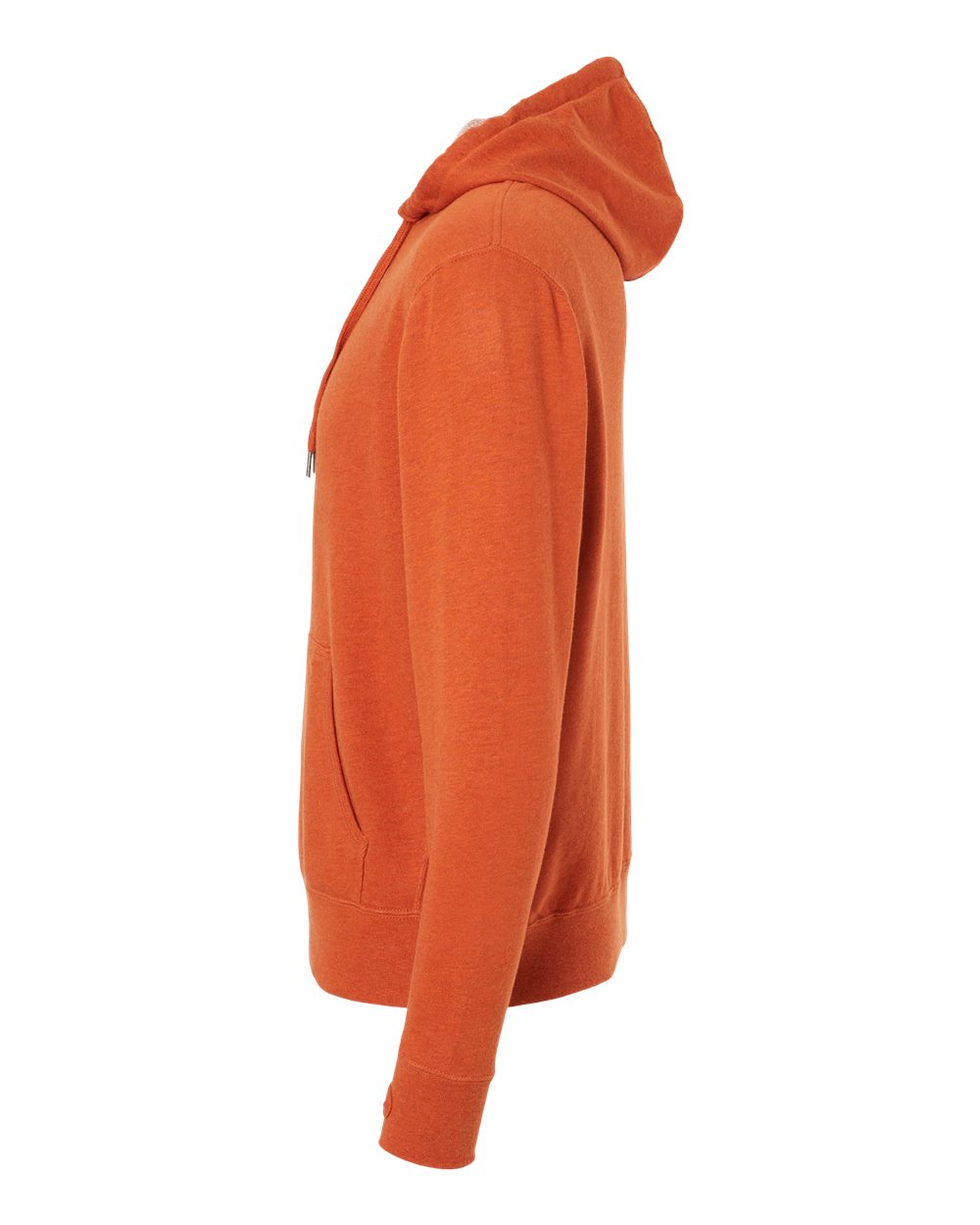 Unisex Midweight French Terry Hooded Sweatshirt - DirectSide - B81576662 - Burnt Orange Heather
