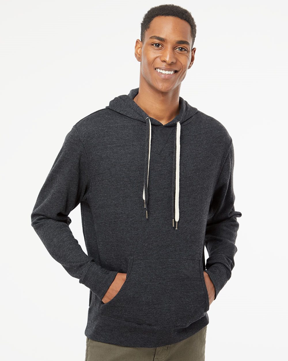 Unisex Midweight French Terry Hooded Sweatshirt - styleImage