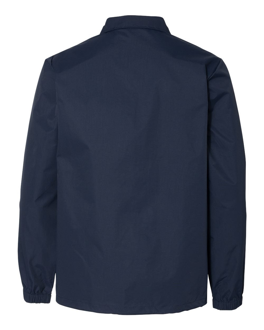 Men's Water-Resistant Windbreaker Coach’s Jacket - Back - B20876652 - Classic Navy