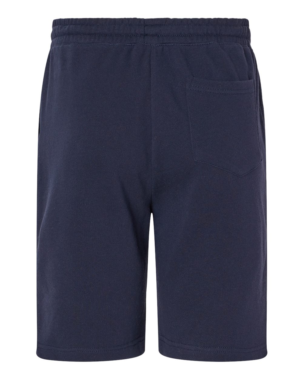 Men's Midweight Fleece Shorts - Back - B01676652 - Classic Navy