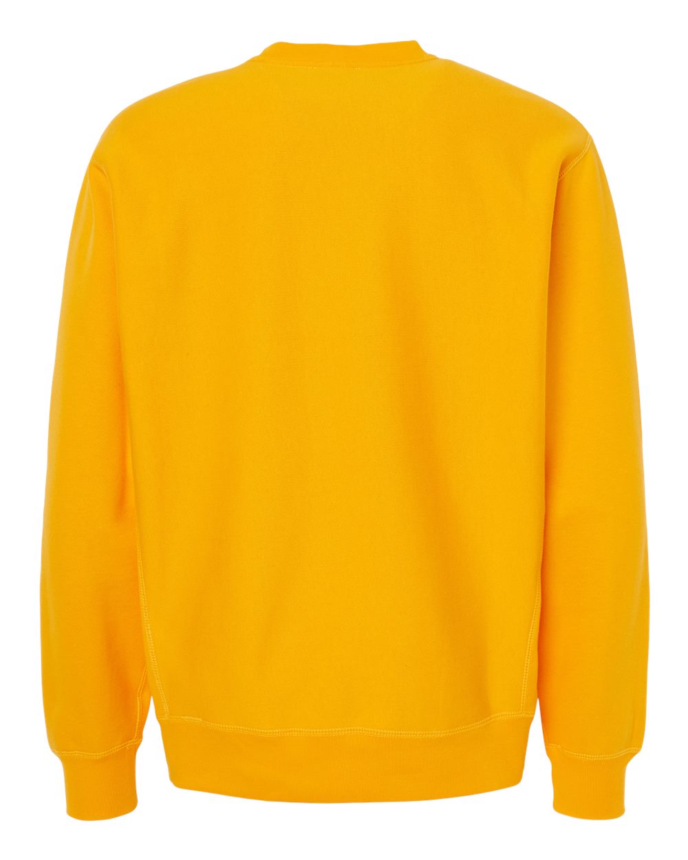 Unisex Legend Premium Heavyweight Cross-Grain Crewneck Sweatshirt - Back - B02776122 - Gold