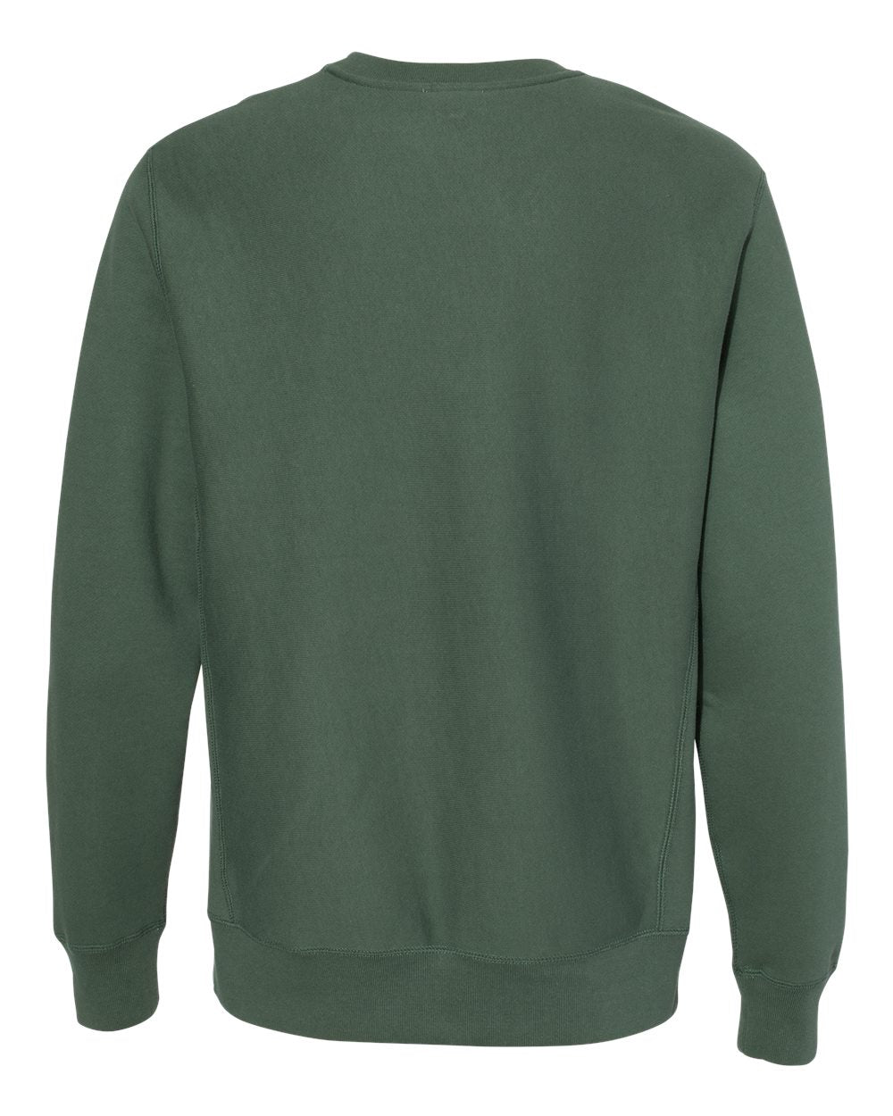 Unisex Legend Premium Heavyweight Cross-Grain Crewneck Sweatshirt - Back - B02776232 - Alpine Green