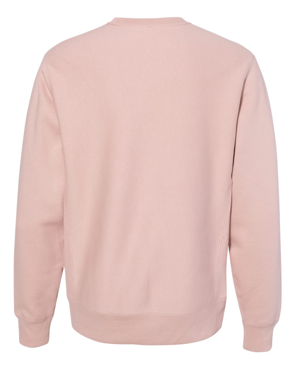 Unisex Legend Premium Heavyweight Cross-Grain Crewneck Sweatshirt - Back - B02776302 - Dusty Pink