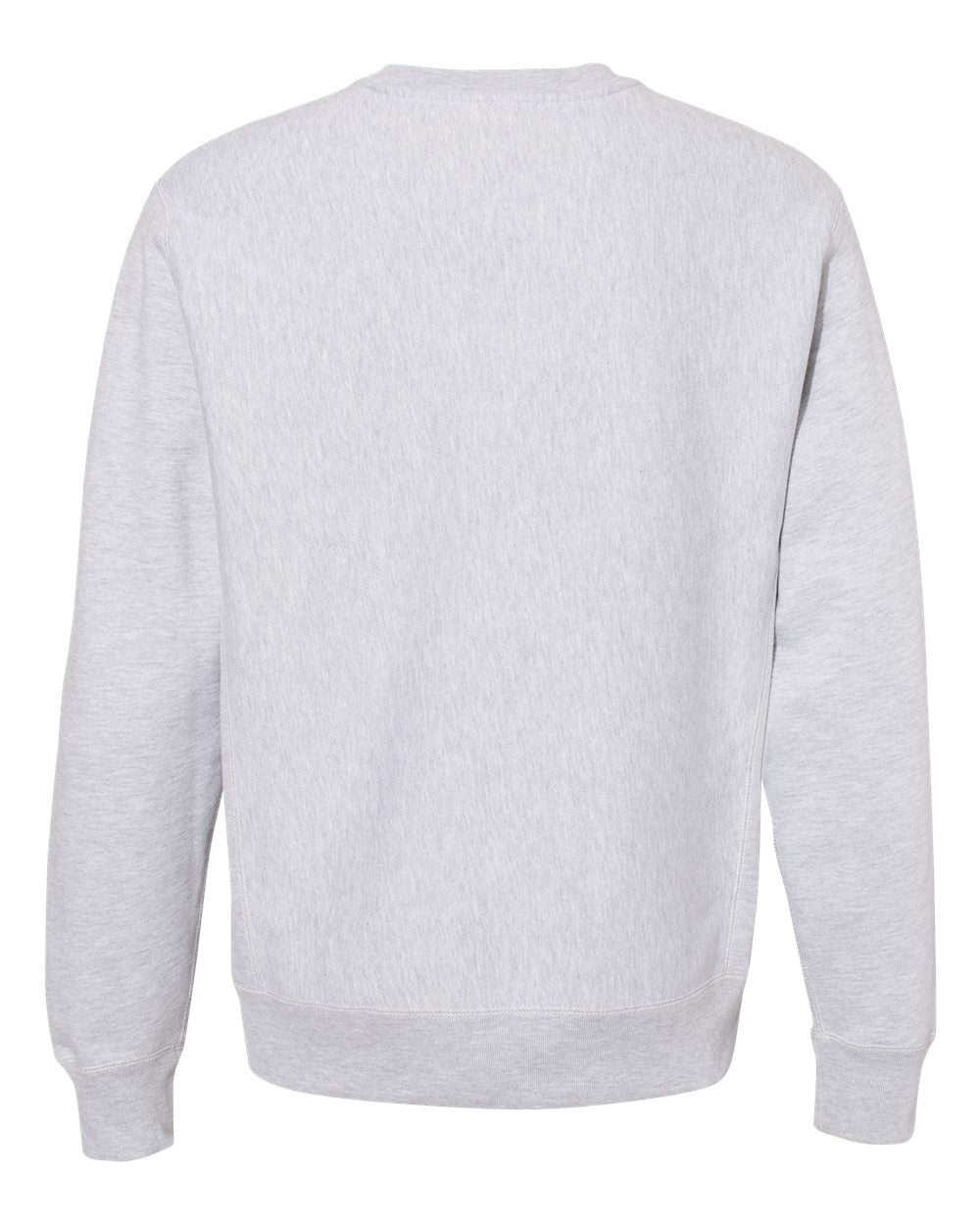 Unisex Legend Premium Heavyweight Cross-Grain Crewneck Sweatshirt - Back - B02776352 - Grey Heather
