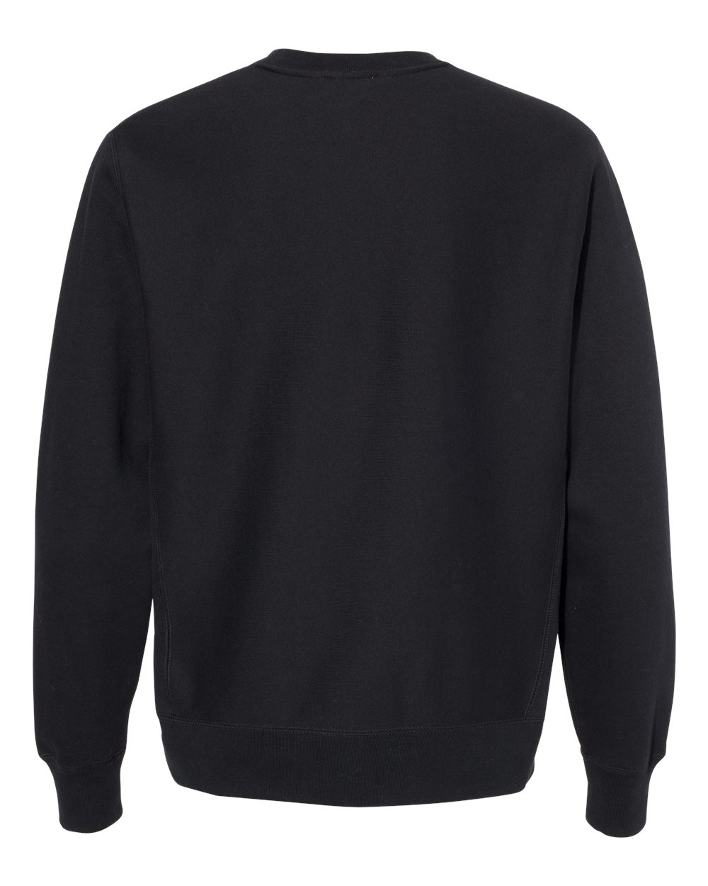 Unisex Legend Premium Heavyweight Cross-Grain Crewneck Sweatshirt - Back - B02776502 - Black