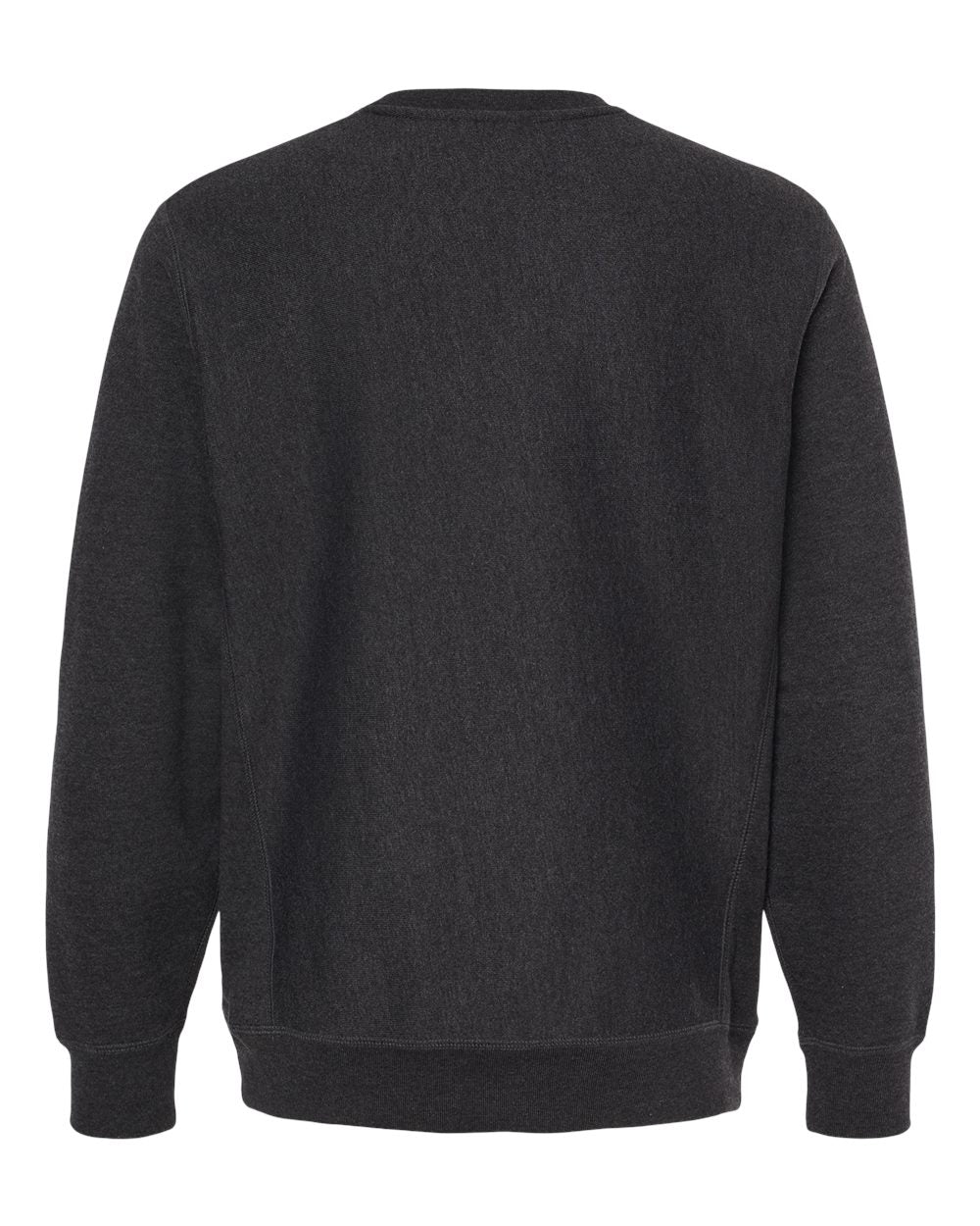 Unisex Legend Premium Heavyweight Cross-Grain Crewneck Sweatshirt - Back - B02776592 - Charcoal Heather