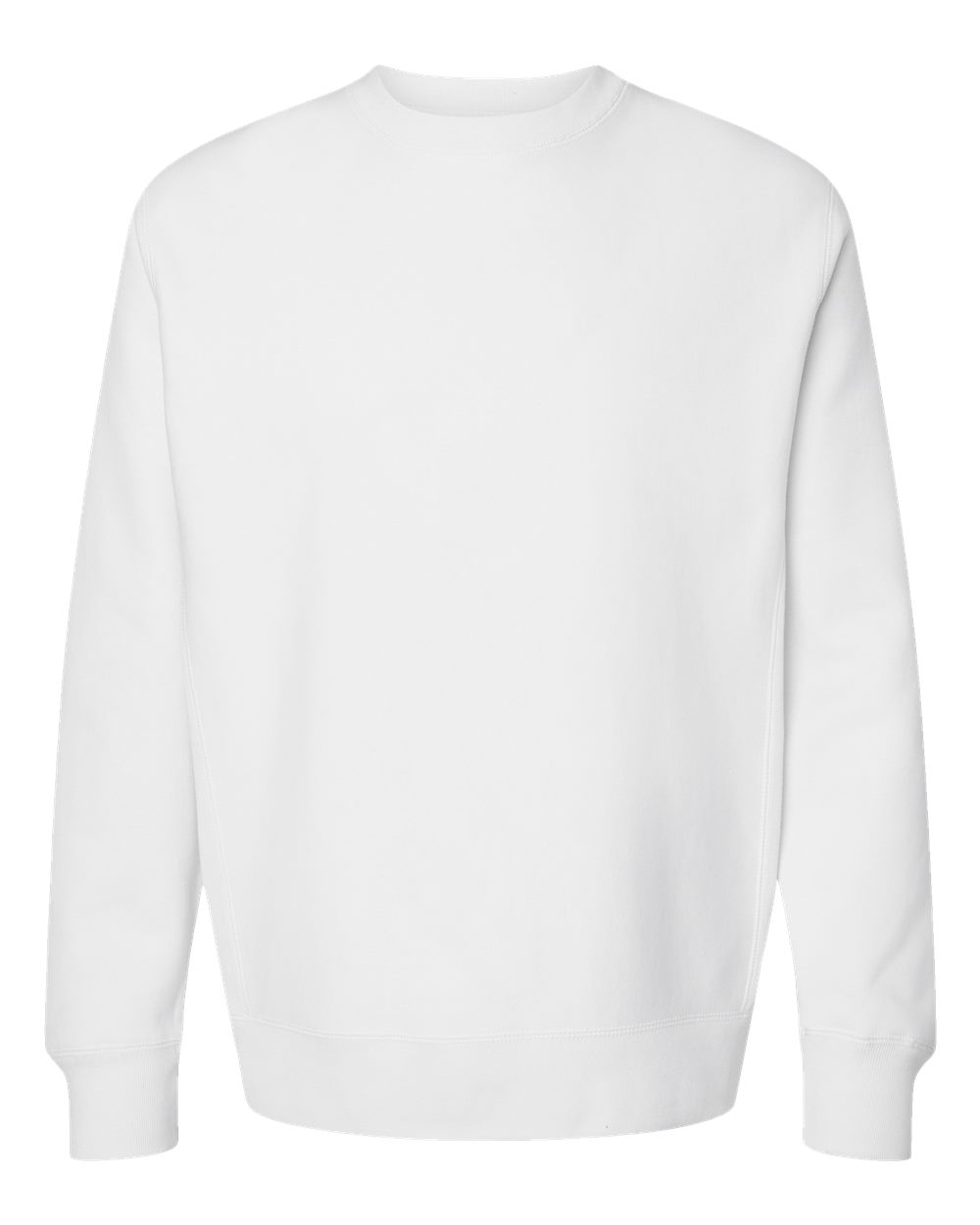 Unisex Legend Premium Heavyweight Cross-Grain Crewneck Sweatshirt - Front - B02776002 - White