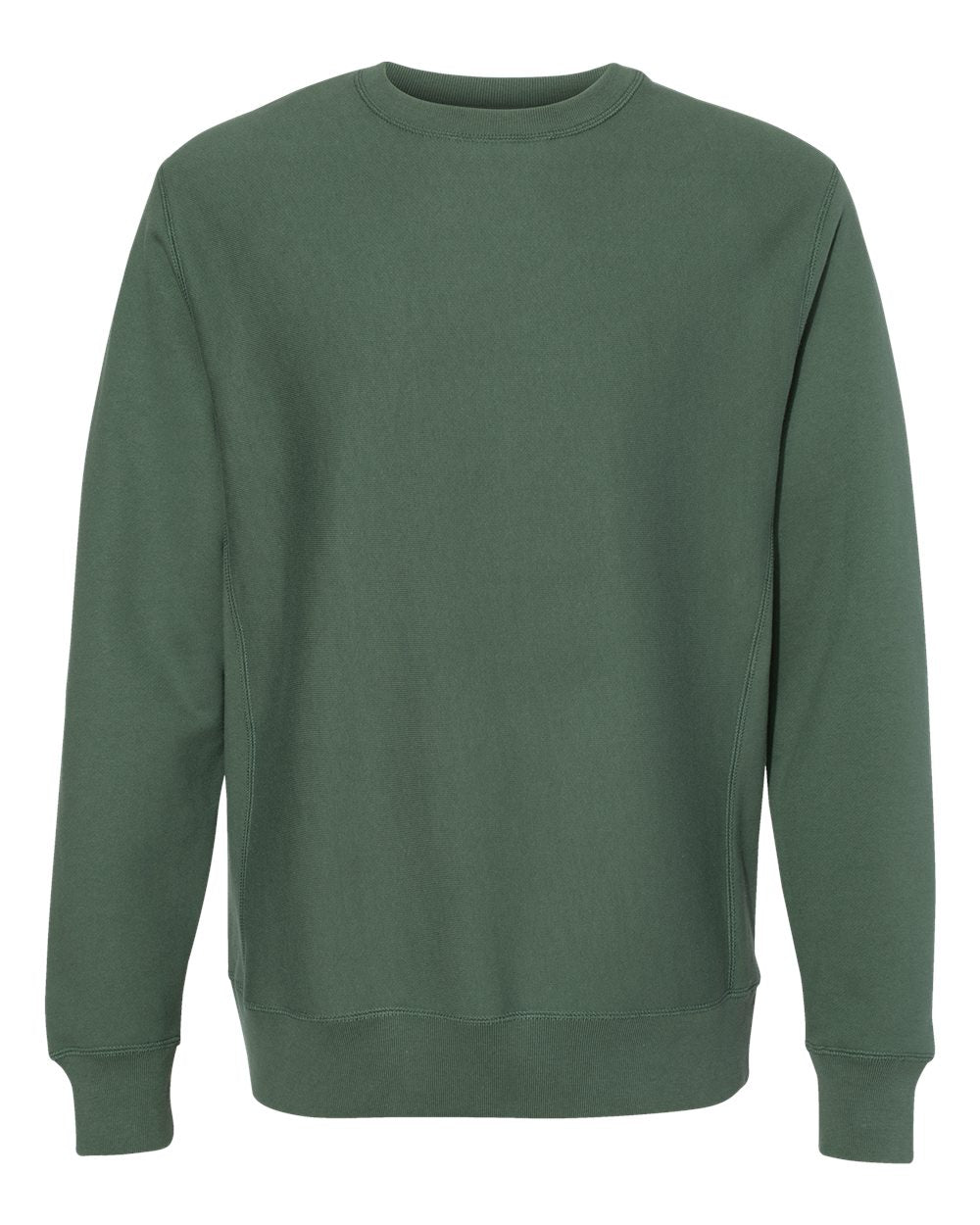 Unisex Legend Premium Heavyweight Cross-Grain Crewneck Sweatshirt - Front - B02776232 - Alpine Green