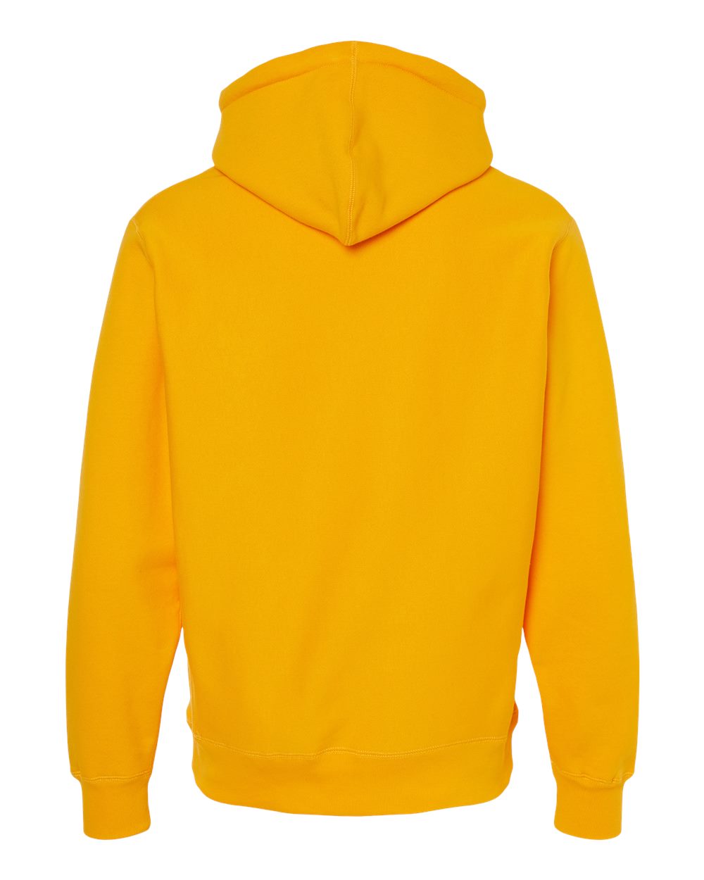 Unisex Legend Premium Heavyweight Cross-Grain Hooded Sweatshirt - Back - B02876122 - Gold