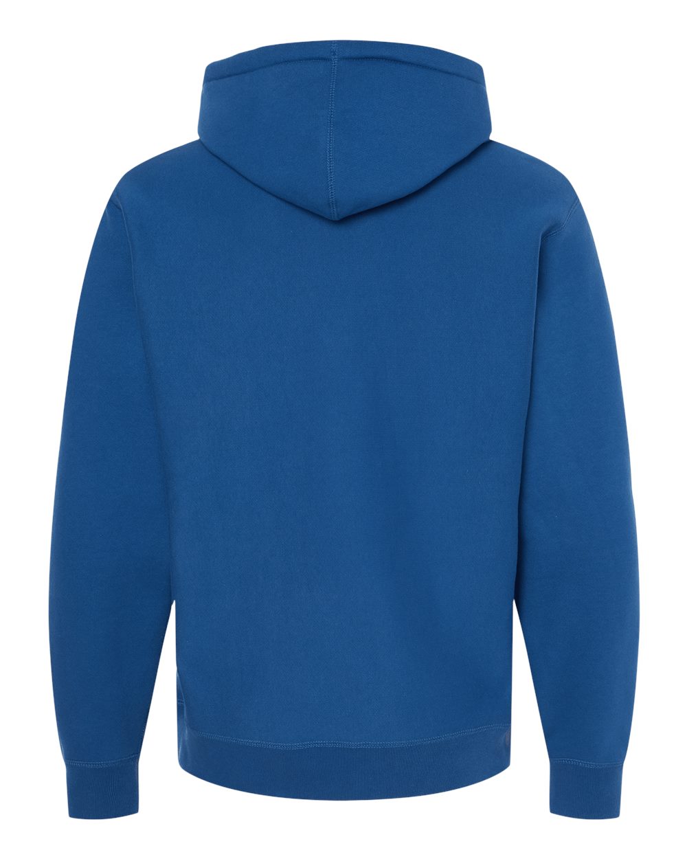 Unisex Legend Premium Heavyweight Cross-Grain Hooded Sweatshirt - Back - B02876752 - Royal