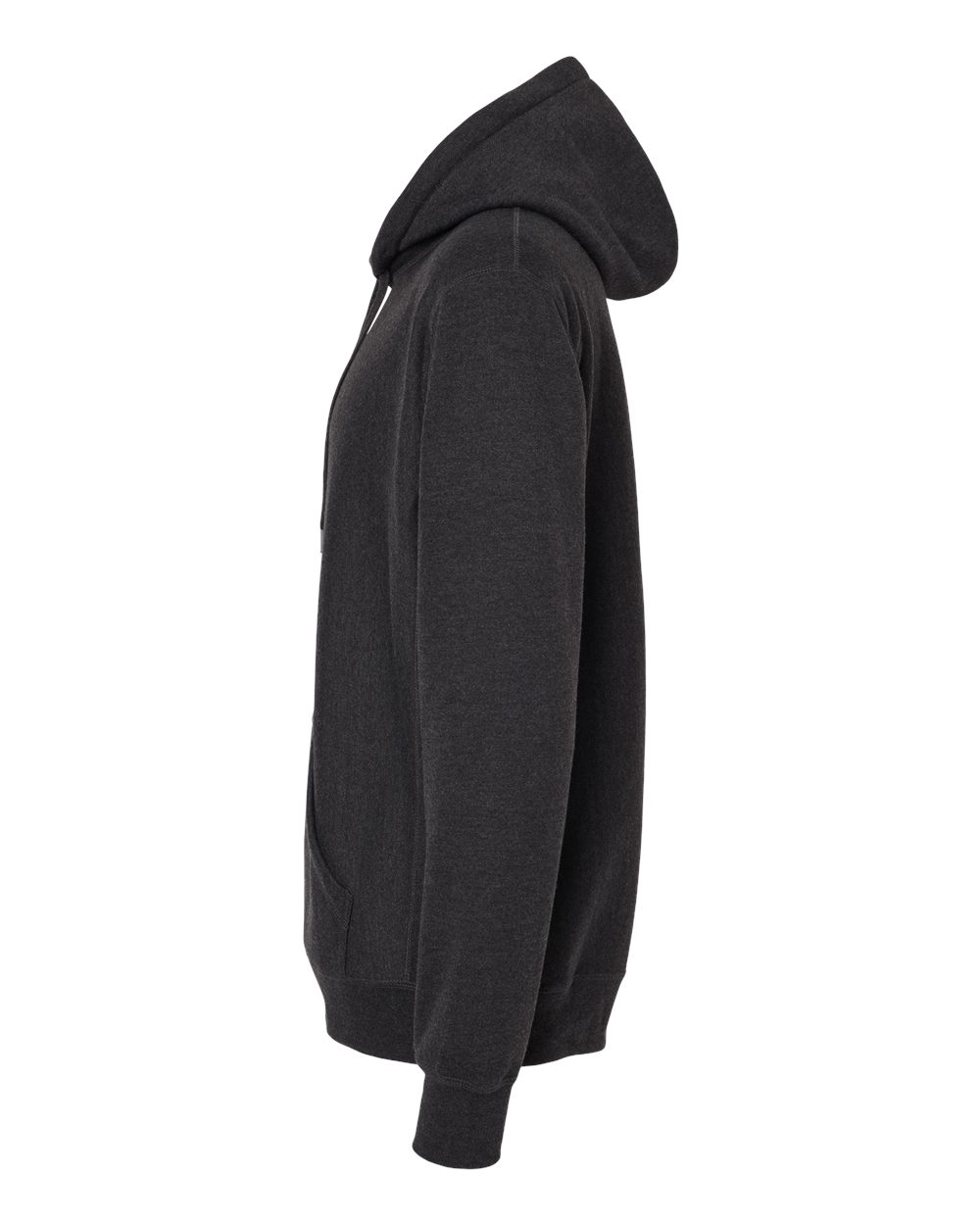 Unisex Legend Premium Heavyweight Cross-Grain Hooded Sweatshirt - DirectSide - B02876592 - Charcoal Heather