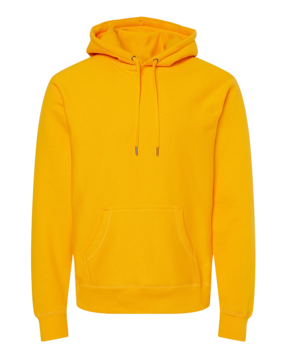 Unisex Legend Premium Heavyweight Cross-Grain Hooded Sweatshirt - Front - B02876122 - Gold