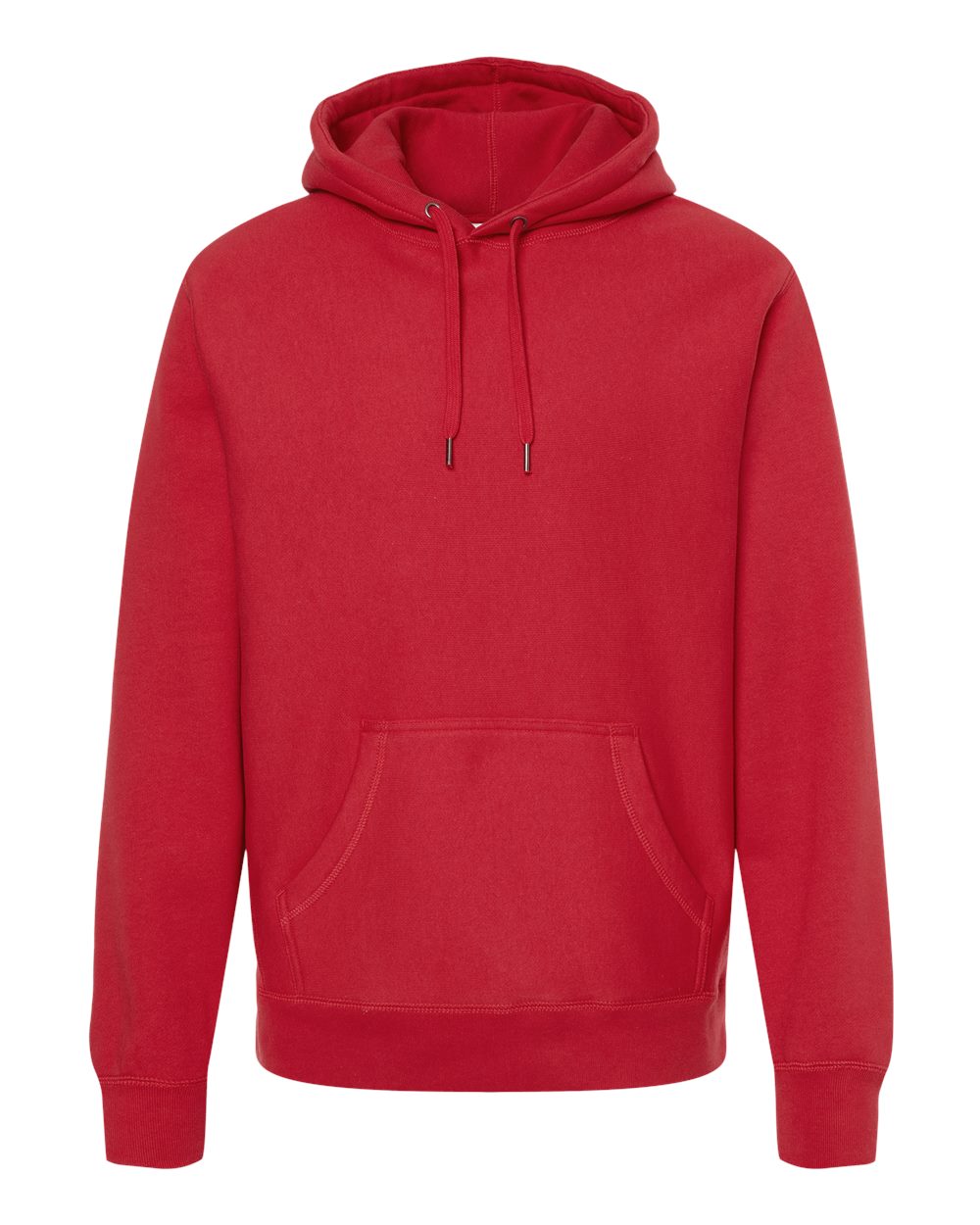 Unisex Legend Premium Heavyweight Cross-Grain Hooded Sweatshirt - Front - B02876702 - Red