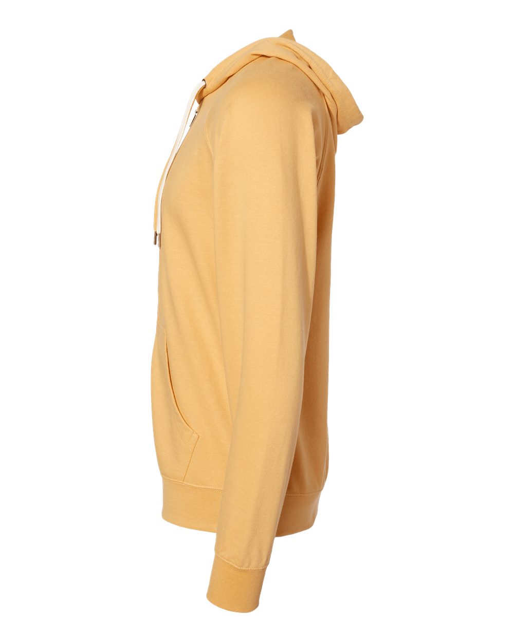 Unisex Icon Lightweight Loopback Terry Full-Zip Hooded Sweatshirt - DirectSide - B11476122 - Harvest Gold