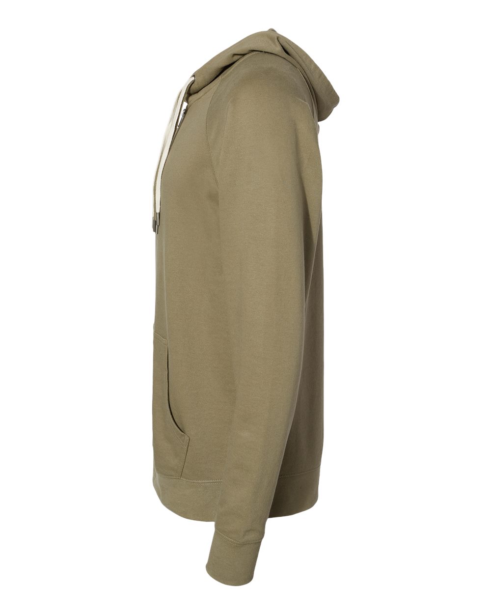 Unisex Icon Lightweight Loopback Terry Full-Zip Hooded Sweatshirt - DirectSide - B11476642 - Olive