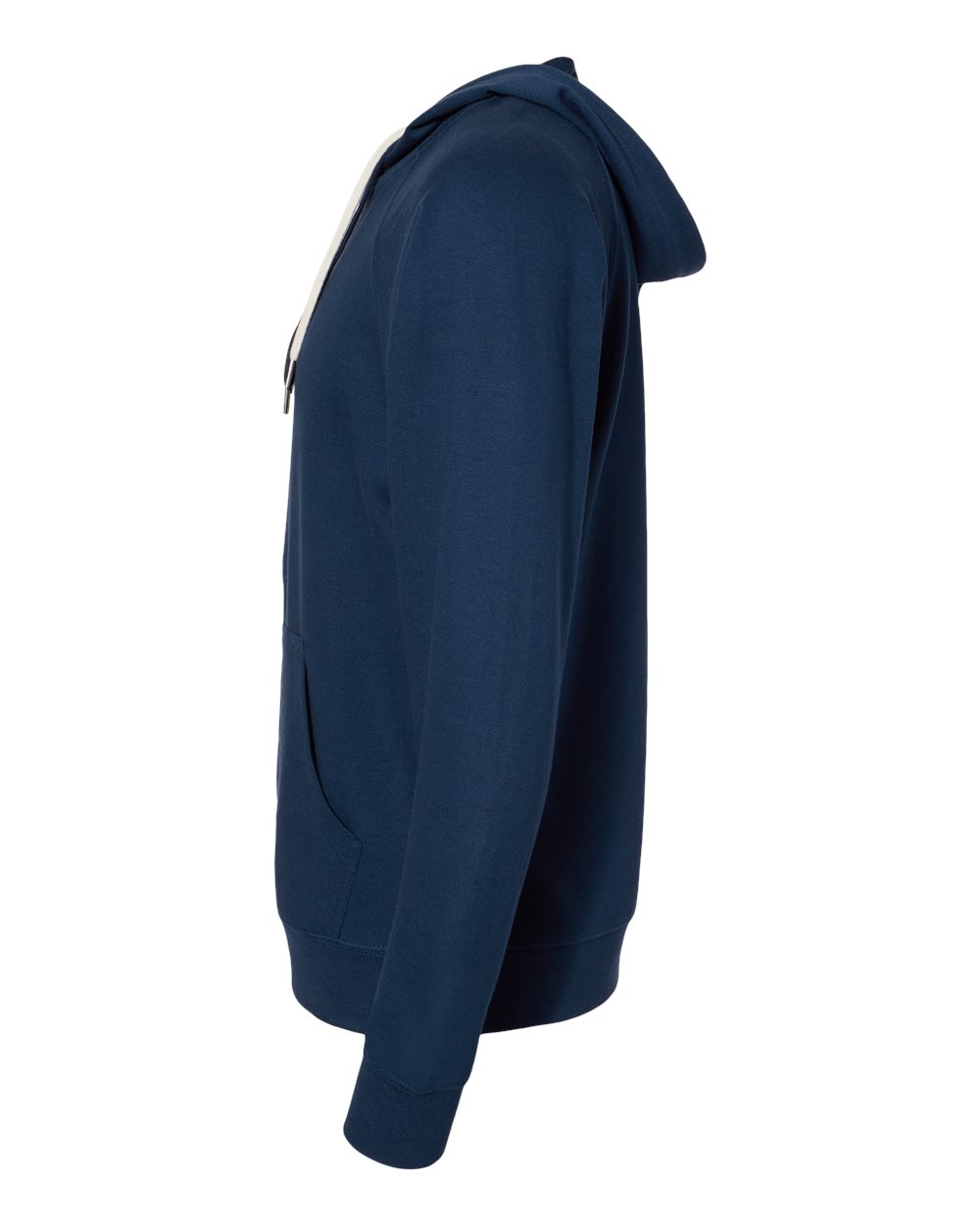 Unisex Icon Lightweight Loopback Terry Full-Zip Hooded Sweatshirt - DirectSide - B11476652 - Indigo