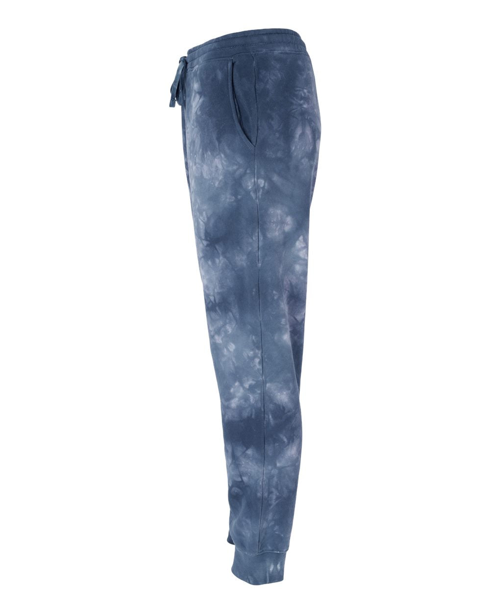 Unisex Tie-Dyed Fleece Sweatpants - DirectSide - B02276652 - Tie Dye Navy