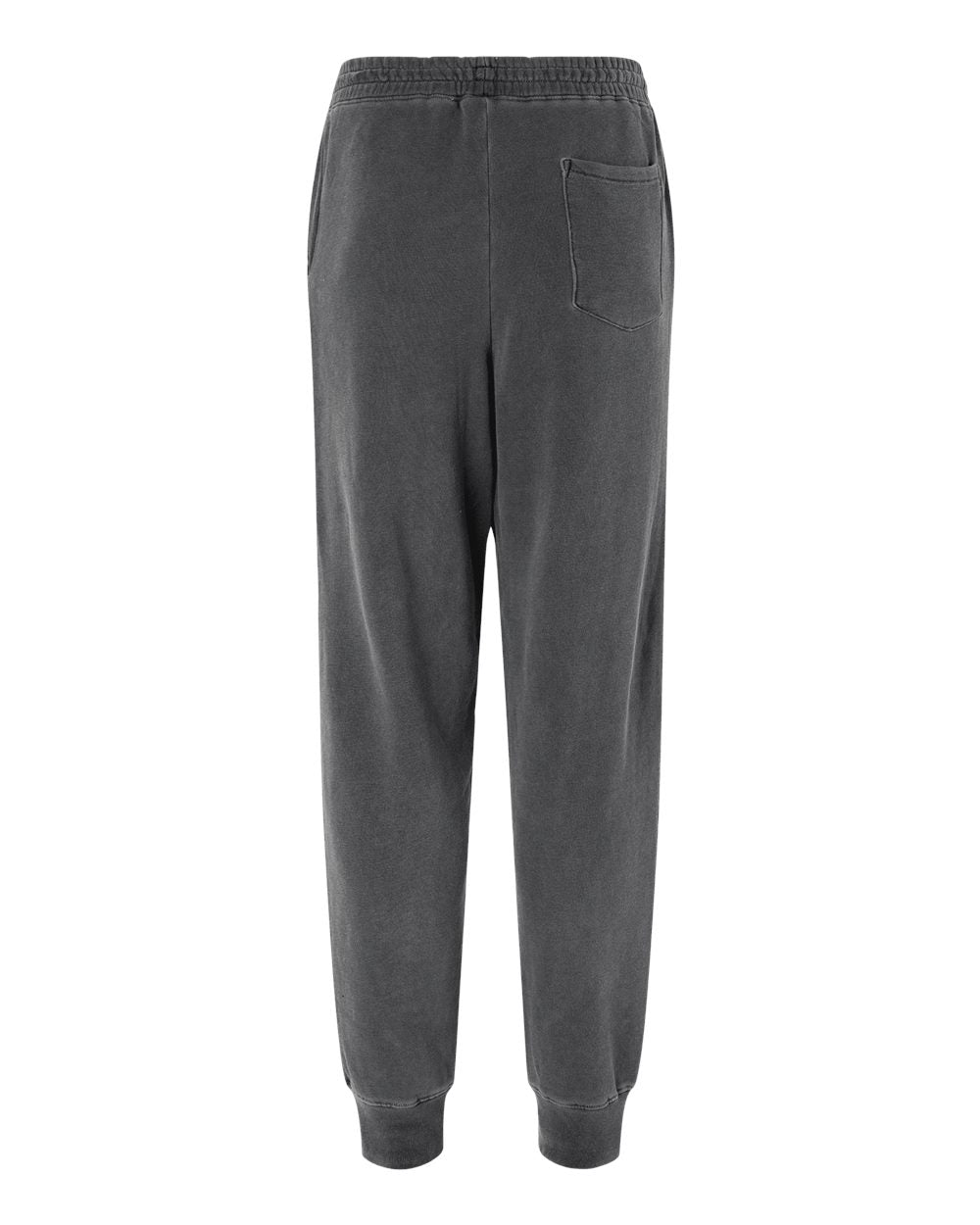 Unisex Pigment-Dyed Fleece Sweatpants - Back - B02576502 - Pigment Black