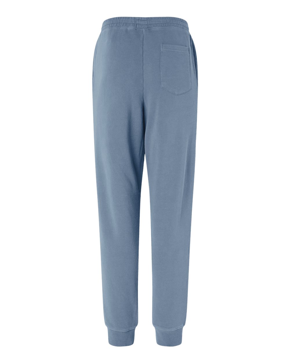 Unisex Pigment-Dyed Fleece Sweatpants - Back - B02576652 - Pigment Slate Blue
