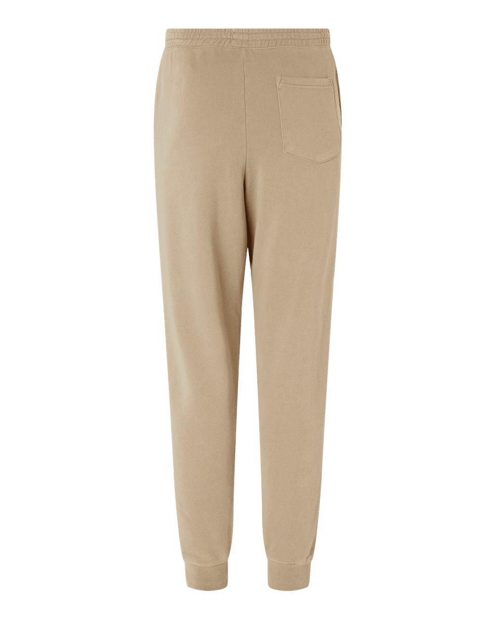 Unisex Pigment-Dyed Fleece Sweatpants - Back - B02576732 - Pigment Sandstone