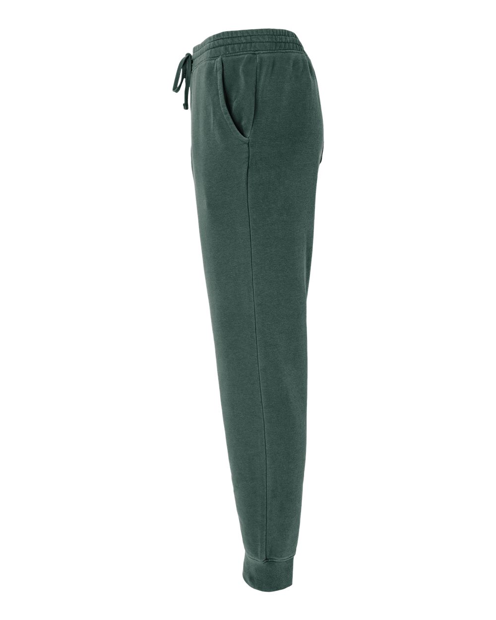 Unisex Pigment-Dyed Fleece Sweatpants - DirectSide - B02576232 - Pigment Alpine Green