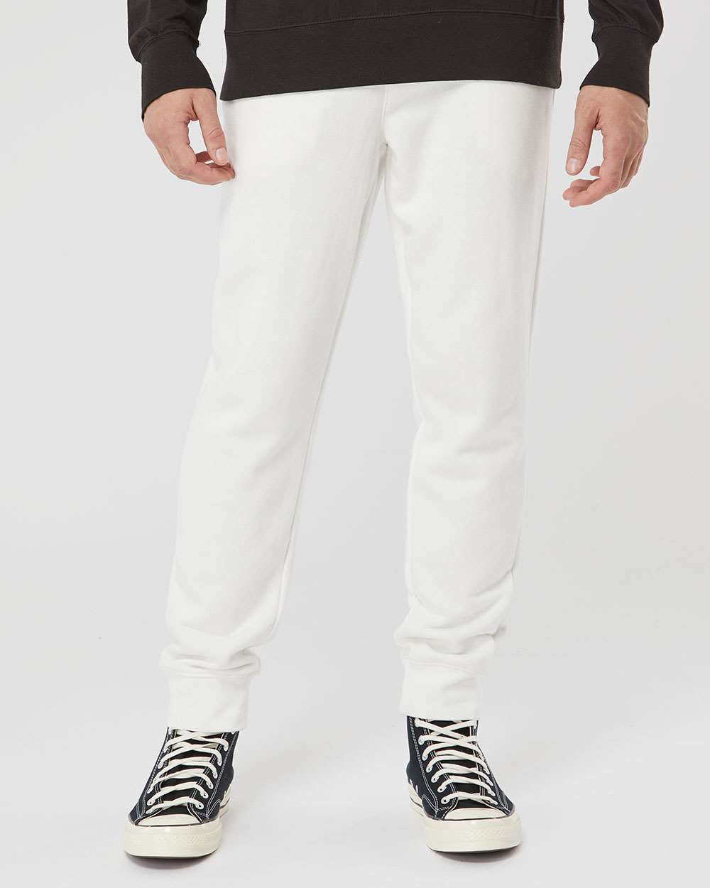 Unisex Pigment-Dyed Fleece Sweatpants - OnModelFront - B02576012 - Prepared For Dye