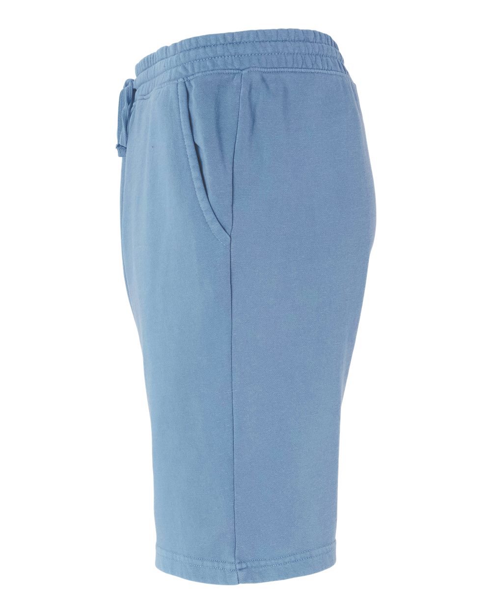 Unisex Pigment-Dyed Fleece Shorts - DirectSide - B02676252 - Pigment Light Blue